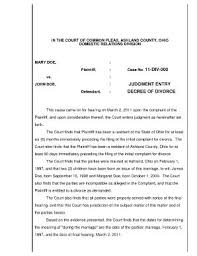 Divorce Decree Template Http Www Valery Novoselsky Org Divorce Decree Template 1388 Html Divorce Fake Divorce Papers Divorce Papers