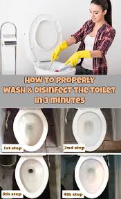 How To Properly Wash And Disinfect The Toilet In 3 Minutes House Cleaning Tips Cleaning Household Household Hacks
