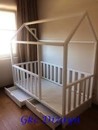 Montessori Yatak Cekmeceli 90 190 Erkek Bebek Yatak Bebek Odasi Mobilya Montessori