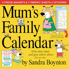 Mum S Family Wall Calendar 2021 Amazon Co Uk Workman Calendars Sandra Boynton 9780761196716 Books