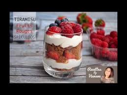 Tiramisu Aux Fruits Rouges Et Speculos Tres Facile Youtube