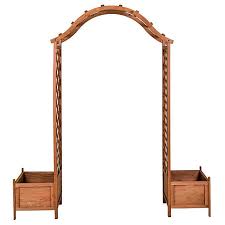 Rosenbogen Aus Holz Mit 2 Pflanzkubeln Torbogen Spalier Rankhilfe Blumentopf Pergola Garten Ideen Gestaltung Garten De Rosenbogen Holz Rosenbogen Pflanzkubel