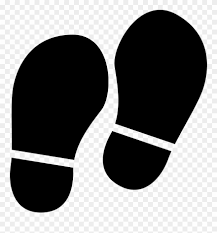 Snow usually has a hard crust on the top that you crunch through, and then it's very soft so the footprint spreads out underneath that. Footprints Svg Snow Drawing Image Black And White éž‹ å° Clipart 168158 Pinclipart