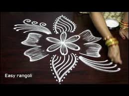 Creative Beautiful Rangoli Designs Without Color Simple Kolam Designs Easy Muggulu Designs Yout Rangoli Designs Kolam Designs Beautiful Rangoli Designs
