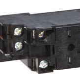 Omron PYF08A-E Front-Connecting Socket, DIN-Track/Screw Mounting, With  Finger Protection, 2 Poles, For Use With MY2 Series Relays
