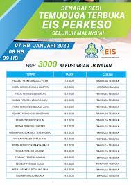 Help center home malaysian payroll perkeso (socso/eis) what is the employment insurance system (eis)? Temuduga Eis Perkeso Kerja Kosong Kerajaan