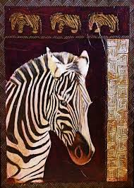 Zebra Portrait 09 Jpg 1350 1889 Goruntuler Ile Tablolar Resim Atlar