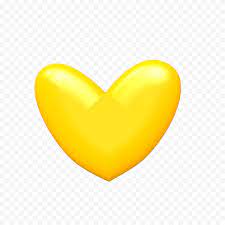 Yellow Heart Love Emoji Yellow Heart Emoji Photo Website Template Design
