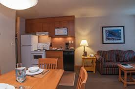 A kitchenette is a small cooking area, which usually has a refrigerator and a microwave, but may have other appliances. Banff Hotels With Kitchens Canadian Rockies Travel Guide