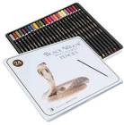 Colored Pencils For Adults - 24 Coloring Pencils With Smooth Pigments Black Widow