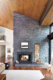 Contemporary Stone Fireplace Modern Stone Fireplace Living Room Decor Inspiration Fireplace Design