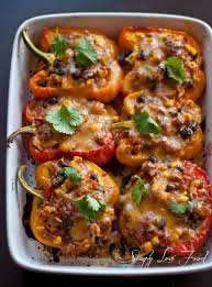 Southwestern Stuffed Peppers Stuffed Peppers Recipes Food