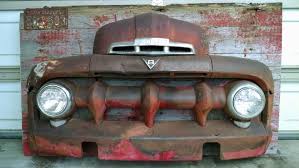 1951 1952 Ford Pickup Truck F1 V8 Grille Front End Wall Art 800 00 Ford Pickup Trucks Man Cave Wall Art Ford Pickup