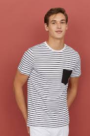 Black And Red Striped T Shirt Mens Cotton T Shirt Cotton Tshirt Casual Sportswear Shirts White