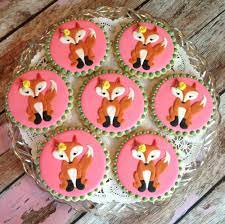 Fox Cookies For A Baby Shower