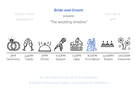 Download Best 5 Wedding Timeline Templates To Download For Free Wedbox