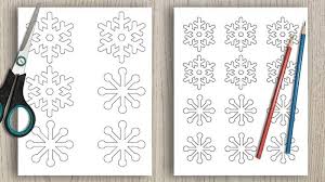 Christmas snowflake stencil template, snowflake art christmas plastic painting craft stencils set reusable xmas snow flake pattern diy decoration tools for glass window wall door wood (4 pcs) 4.2 out of 5 stars 13 $7.99 $ 7. 40 Free Printable Snowflake Stencils Templates The Artisan Life