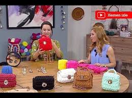 Fistik Model Sirt Cantasi Yapimi Youtube Canta Orgu Cantalar