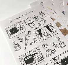 Black And White Bullet Journal Stickers Pin On Stickers