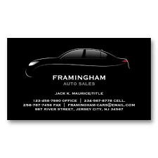 Auto Sale Bold Business Card Zazzlecom Cars For Sale Premium Business Cards Printing Business Cards
