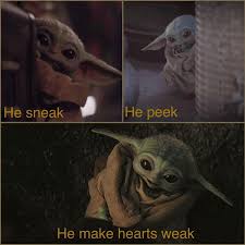 Baby Yoda On Instagram Babyyodda Yoda Funny Star Wars Memes Star Wars Baby