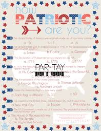 4th Of July Party Game Quiz Party Like A Cherry 4th Of July Party 4th Of July Trivia 4th Of July Games