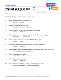 Check spelling or type a new query. Pretest And Post Test Discussions4learning