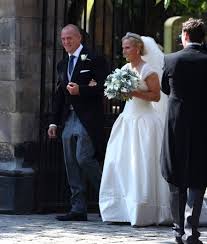 The queen and duke of edinburgh were among those at the wedding in. Another Royal Wedding Zara Phillips Prince William S Cousin And Mike Tindall Say I Do Glamour