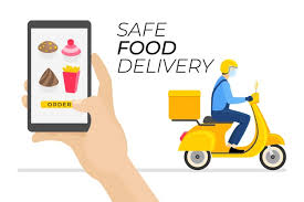 Delivery, the final episode of men behaving badly. Safe Food Delivery Order And Receive Free Vector On Freepik