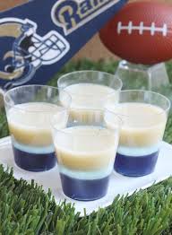 Real Los Angeles Rams Fans Will Make These Jell O Shots For The Super Bowl Recipe Super Bowl Jello Shots Shot Recipes Jello Shot Recipes