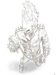 How to draw ghost rider, ghost rider, step by step, marvel. Ghost Rider Entry For Art Jam By Victorie On Deviantart