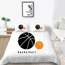 This basketball bedding comforter offers a perfect balance between warmth and comfort, lightweight and. Basketball Bedding Set King Size Fashionable Simple White Duvet Cover Queen Twin Full Single Double Unique Design Bed Set Bedding Sets Aliexpress