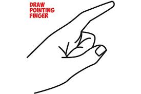 How To Draw A Pointing Hand Side View How To Draw Cartoon Pointing Fingers Easy Steps Drawing Tutorial How To Draw Step By Step Drawing Tutorials Pointing Hand