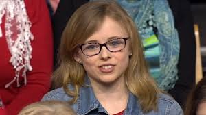 Lexie Hill who made environment minister Liz Truss squirm