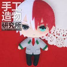 My Boku No Hero Academia Todoroki Shouto Diy Material Toy Doll Keychain Pendant Juguetes De Fieltro Manualidades Anime Manualidades Creativas