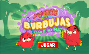 Descubre el mejor sitio infantil con los más bellos juegos infantiles online y gratis. Juguemos Con Las Burbujas Vocales Didactalia Material Educativo