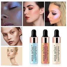 glowing liquid highlighter face makeup