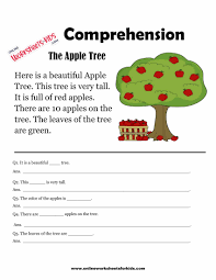 free printable comprehension worksheets for grade 1