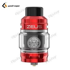 Authentic Geekvape Zeus Sub Ohm Tank Atomizer 5ml Red Black In 2020 Coupons Vape Black And Red