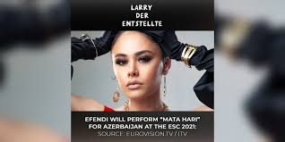 Who will win eurovision song contest 2021? Larry Der Entstellte On Twitter Efendi Will Represent The Azerbaijan At The Esc2021 Efendi Will Represent Azerbaijan With The Entry Matahari At The Eurovision2021 In Rotterdam Thenetherlands Die Cleopatra