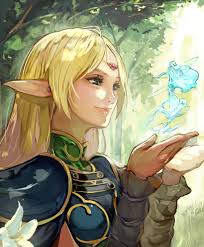 Anime purple hair purple eyes elf ears armor. Wallpaper Record Of Lodoss War Anime Girls Small Boobs Long Hair 2d Elf Ears Elven Fairies Forest Armor Female Warrior Blond Hair Green Eyes Deedlit Smiling Fan Art 2000x2424 M3nt05