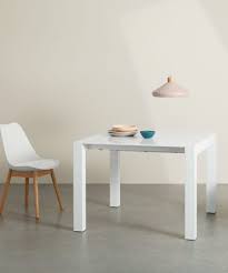 Shop our extensive collection of extending dining tables in a whole range of sizes, colours and finishes, today. Bramante 4 8 Seat Square Extending Dining Table White Made Com