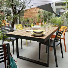 Table de jardin en métal halis 1x cm. Table De Salon De Jardin Chez Castorama Novocom Top