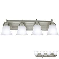 Contemporary baths modern baths bathroom light fixtures bathroom vanity lighting best bathroom scale square bath bath light light led glass cube. Four Globe Bathroom Vanity Light Bar Bath Fixture Brushed Nickel With Alabaster Glass Walmart Com Walmart Com