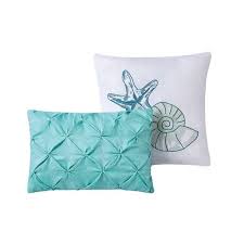 Beach seashell duvet cover 3d print bedding set sand starfish bed cover sets. Porch Den Tradewind Blue Off White Seashell Reversible Duvet Cover Set On Sale Overstock 29002399