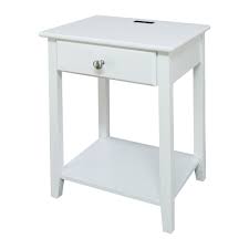 Rolanstar end table with charging station, narrow flip top end side table with storage shelf and usb ports & power outlets for small spaces, nightstand sofa table for living room, bedroom rustic brown. Night Owl Nightstand With Usb Port White Flora Home From Target Accuweather Shop