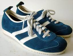 Blue Suede North Star Running Shoes Womens Size 6 Nos New Old Etsy Retro Sneakers Women Blue Suede Womens Running Shoes