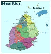 Mauritius is located in the eastern africa and lies between latitudes 20° 17' s, and longitudes 57° 33' e. Large Regions Map Of Mauritius Mauritius Africa Mapsland Maps Of The World