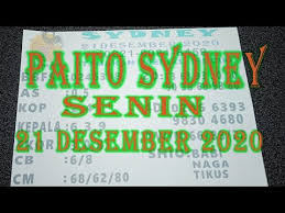 Prediksi Paito Sydney 21 Desember 2020 Sdy Jitu Youtube