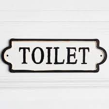 Maybe you would like to learn more about one of these? Enamelware Metal Toilet Sign Toilet Sign Bathroom Signs Toilet Door Sign